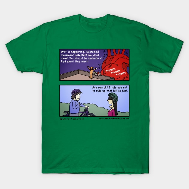 Heart attack T-Shirt by crampedconditions